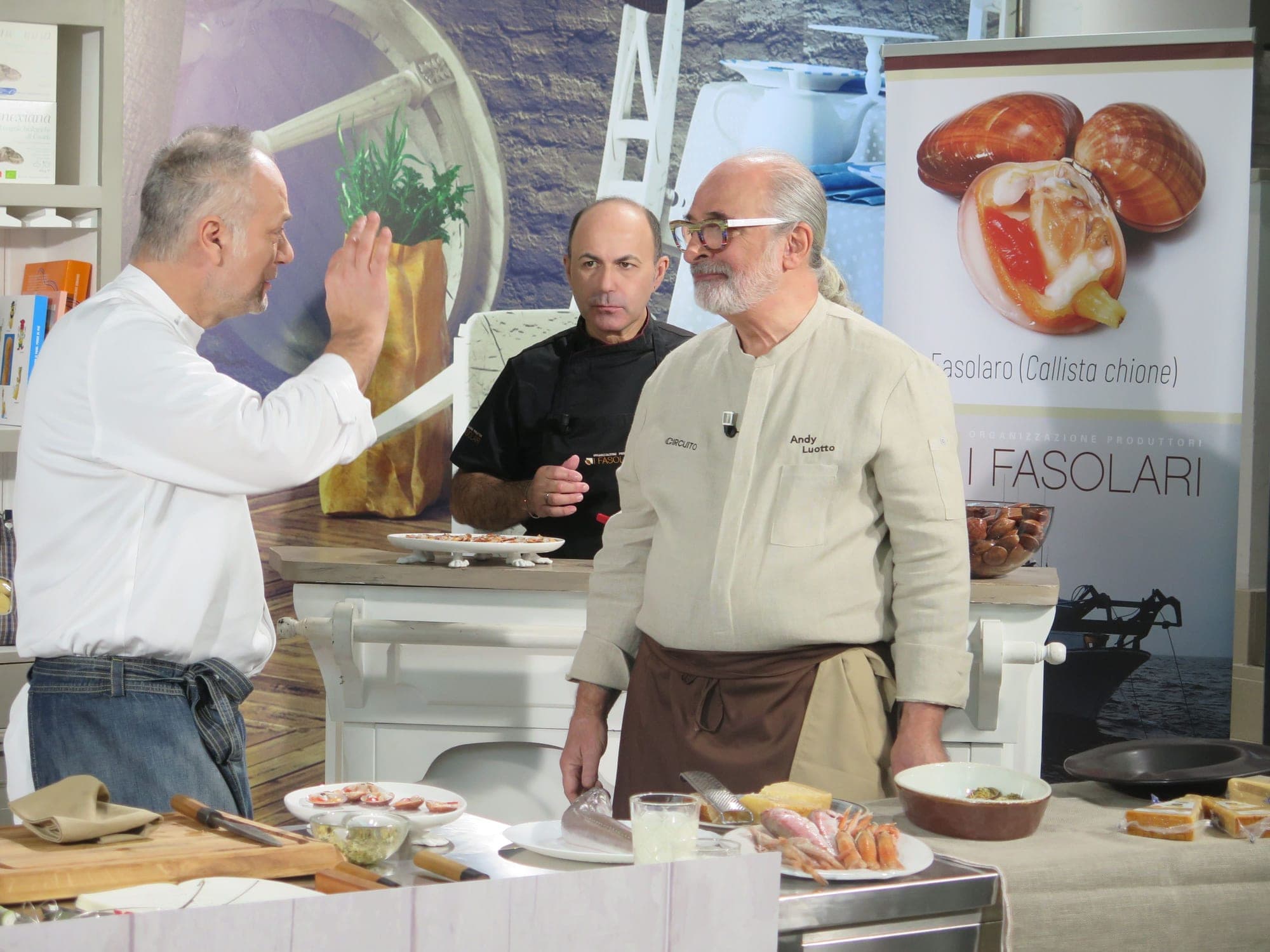 Sul set televisivo di «Fuori dai fornelli»